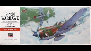 Hasegawa´s 1/72 Curtiss P-40N Warhawk- a special review