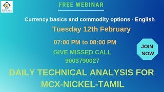 MCX NICKEL TRADING TECHNICAL ANALYSIS FEB 12 2019 TAMIL CHENNAI TAMIL NADU INDIA