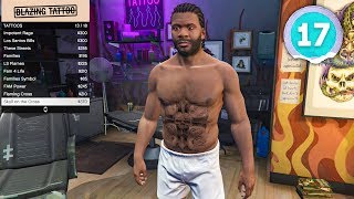 GETTING MY FIRST TATTOOS - Grand Theft Auto 5 - Part 17
