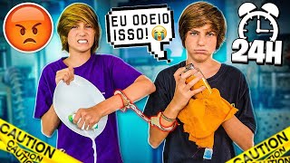 ALGEMEI MEUS IRMÃOZINHOS E FIZ ELES LIMPAREM A CASA! ?