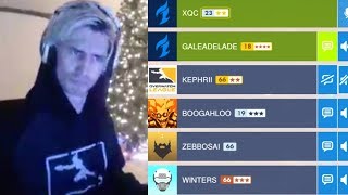 xQc MUTES Kephrii (Duo with Gale Adelade Season 8)