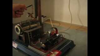 Wilesco D16 elektrisch D16el Dampfmaschine  ( steam engine)