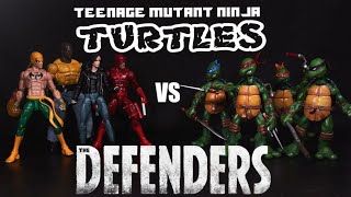 Teenage Mutant Ninja Turtles VS Marvel's Defenders Stop Motion (FTB Season 2 FINALE)