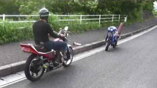 川畑會総裁のセカンドカーＣＢＸ400Ｆ（今は無き田川コール）