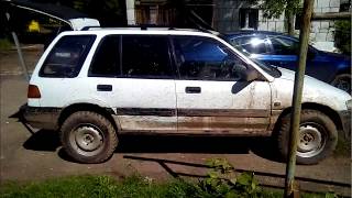 Обзор Honda Civic Shuttle RT4wd 1989 1и6 инж