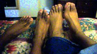 playing footsie