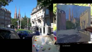 José SALVAGGIO plein air painting 43 Sunbeam
