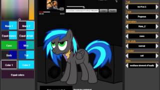 Pony Avatar Creator Sonic Characters (No Sound)