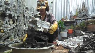 NHÚNG XI MĂNG CHO XỐP ĐÃ ĐỐT - CHÂU THANH THỦY - 2014
