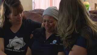 Teacher fighting aggressive form of breast cancer receives support from students she hasn't met