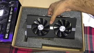 SAPPHIRE NITRO+ Radeon RX 580 8/4GB AMD Graphics card Unboxing