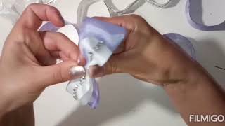DIY.Making a beautiful bow.Делаем красивый бант.