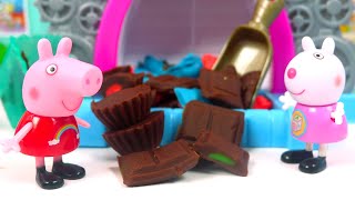Pâte à Modeler Chocolat avec Peppa Pig