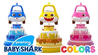 [ NEW] Colorful Cakes, Colorful Race! | Baby Shark Toy Car | Songs for Kids 