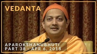 38. Aparokshanubhuti class with Swami Sarvapriyananda - April 6, 2018