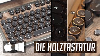 AZIO Retro Classic - Die HOLZTASTATUR für Mac & PC (Review)