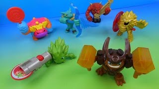2015 SKYLANDERS TRAP TEAM SET OF 6 McDONALD'S HAPPY MEAL KID'S TOY'S VIDEO REVIEW