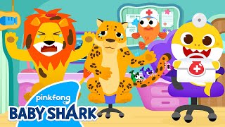 Scary Predator Friends Go to Baby Shark Hospital! | Baby Shark's Hospital Play 