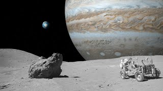 Si los planetas orbitaran la Tierra vistos desde la Luna