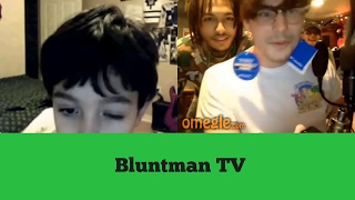 (Omegle) Psychic Child Damien Scaring People (Bluntman TV)