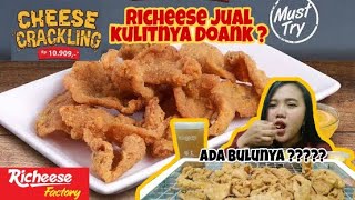 BARU ! Review Kulit Ayam Richeese - CHEESE CRACKLING