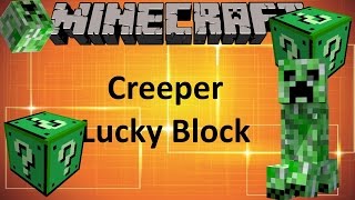 Minecraft: CREEPER LUCKY BLOCK (1.8 MOD SHOWCASE)