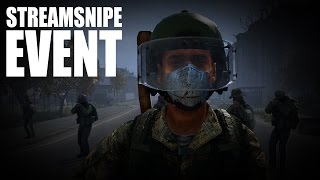 HUNTED BY AN ENTIRE SERVER - DayZ Streamsnipe Event Showdown