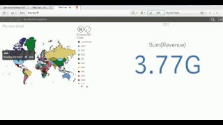 Qlik Sense Tutorial - How to use Map Object