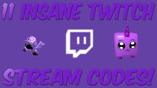 *NEW* 11 INSANE EXCLUSIVE TWITCH STREAM CODES! (Roblox Mining Simulator)