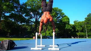 How to Build PVC Parallettes - Gymnastics Parallel Bars (Big Brandon Carter)