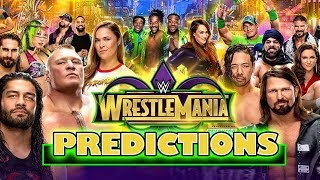 WWE WRESTLEMANIA 34 PREDICTIONS! Going In Raw Pro Wrestling Podcast