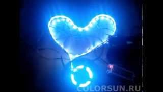 Светодиодная лента подсветка авто автомобиля RGB LED strip auto