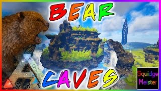 Ark: Survival Evolved || NEW DIRE BEAR CAVES || THE CENTRE MAP v247