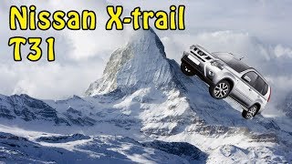 Nissan X-trail T31 (рестайл) - небольшой тест проходимости