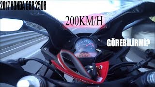2017 HONDA CBR 250R Top Speed ? 200KM/H Görebilir mi ?