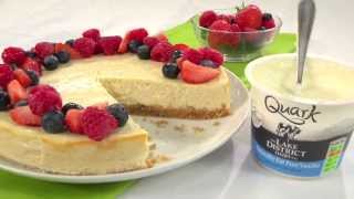 RECIPE - HOW TO MAKE A QUARK NEW YORK CHEESECAKE WITH 400 FEWER CALORIES