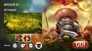 Mushroom Wars 2 - Walkthrough campaign 1 Mission/Level 23
