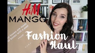 [New in] Fashion Haul • Zara, Mango, H&M