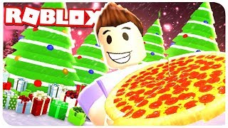 ГОТОВИМ РОЖДЕСТВЕНСКУЮ ПИЦЦУ !!! | ROBLOX ПО РУССКИ |