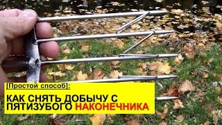 Пятизубец Докучаева: как с него снимать рыбу