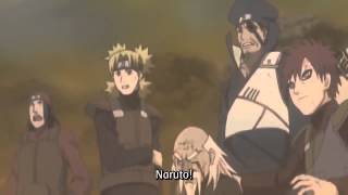 Naruto Giant Rasengan Barrage vs Madara Uchiha