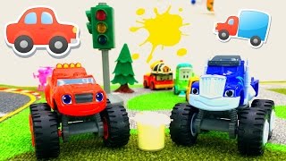 Вспыш и машинки - Игры для мальчиков - Трасса