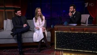 Вечерний Ургант - Лили Джеймс/Lily James, Ричард Мэдден/Richard Madden, Алсу. 430(27.02.2015)