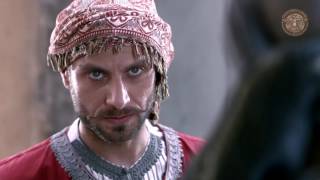 قدوم راشد الى بيت المختار وتهديد ابنه ـ مقطع من مسلسل الخان - الجزء 1 ـ الحلقة 2