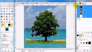 GIMP2.84　【実践】２つの画像の合成