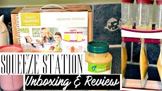 Infantino Squeeze Station Unboxing & Review | WanderingWithLittles