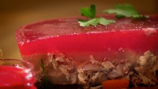 Медовый холодец с клюквенным желе - Быстрые рецепты! - Готовим вместе