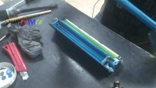 OKI C 610/710 Ремонт узла фотобарабана (Drum unit disassembly)