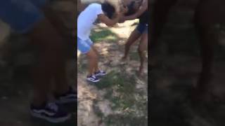 Funniest Fight Ever! (girl pisses herself)