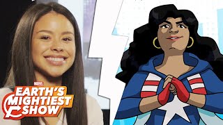 Get to know America Chavez from Marvel Rising! | Earth's Mightiest Show Bonus